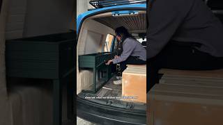 Micro Camper Van Build  VW Caddy Maxi Part 811 shorts vanlife microcamper [upl. by Carlen131]