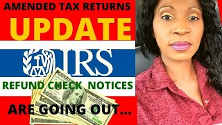 IRS Amended Tax Return Update tax refunds still waiting to be processed [upl. by Madancy]