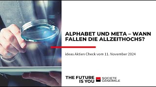 Alphabet und Meta – Wann fallen die Allzeithochs [upl. by Atnauqal778]