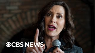 Michigan Gov Gretchen Whitmer on Harris VP search [upl. by Michaele]