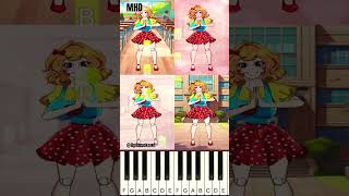 Miss Delight Heart 111 dance COMPARISON Opilasokewt  Piano Tutorial [upl. by Haig]