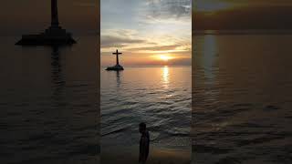 Watching Sunset at Sunken Cemetery in Camiguin Island shortsvideo [upl. by Oiralih]