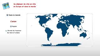 Se déplacer de ville en ville en Europe et dans le monde  Géographie cycle 3 [upl. by Gavrilla494]