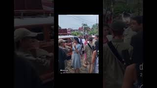 sanya lopez behind the scenes of pulang araw [upl. by Ardnasil]