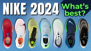 REVIEW OF EVERY NIKE RUNNING SHOE of 2024  PegasusVaporflyVomeroAlphaflyInvincible Comparison [upl. by Orose]