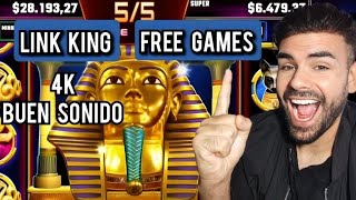 🍀🔥jugando en el casino LINK KING  free games 4k apuesta 05€  x 50 giros de APUESTA 250€ [upl. by Caylor]