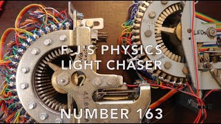 Light Chaser using Strowger Switches  FJs Physics  Video 163 [upl. by Revlis255]