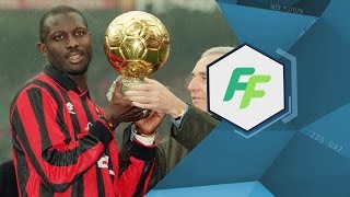 Africas greatest ever player  George Weah AC Milan amp Liberia [upl. by Lossa]