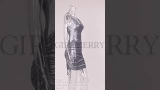 GIRLMERRY Sexy slight stretch backless drawstring ruched bodycon mini dress Wholesale AA018871 [upl. by Maillil]