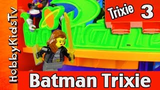 Trixie In Space 3 Batman Imaginext with Green Lantern HobbyKidsTV [upl. by Efioa175]