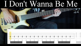 I Dont Wanna Be Me Type O Negative  Bass Cover With Tabs by Leo Düzey [upl. by Ranita745]