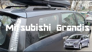 How to Fit  Roof rack bars with railing Mitsubishi Grandis [upl. by Enomahs]