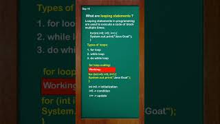 Day 16 Master Looping Statements in Java – For Loop Explained Shorts Java [upl. by Iharas]