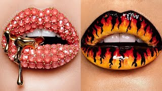 Lipstick Tutorials For 2022 💄 New Amazing Lip Art Ideas [upl. by Akemot]