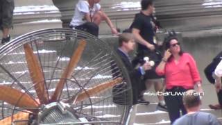 Christopher Nolan on the City Hall Set [upl. by Hube459]