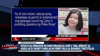 Patuloy na operasyon ng isang minahan sa Camp 3 Tuba Benguet tinututulan [upl. by Ahsineg]