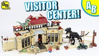 LEGO JURASSIC PARK VISITOR CENTER 75930 ALTERNATIVE BUILD [upl. by Tobiah272]