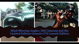 MindBlowing Car Angles Genesis G70 Launch Edition in 360 Video [upl. by Cameron301]