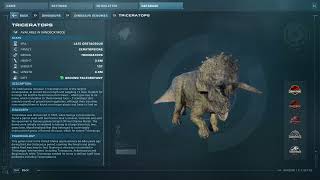 ALL DINOSAURS SOUNDS amp INFORMATION Jurassic World Evolution 2 [upl. by Arded]