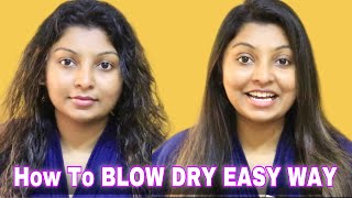 HOW to Blow Dry Your Hair Look Straight and Frizzy free in Tamil  Used Simple amp Easy Method [upl. by Blisse]