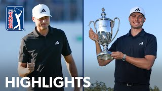 Ludvig Åberg’s winning highlights from The RSM Classic  2023 [upl. by Ahtanamas]