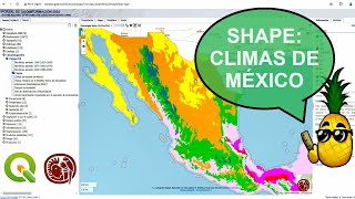 Climas de México consigue la capa de las tipologías y ábrelas en QGIS [upl. by Rodge699]