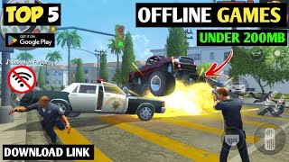 Top 5 Offline Games For Android Under 200MB 🔥  Best Offline Games For Android in 2024 [upl. by Engleman]