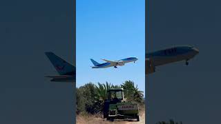 BEAUTIFUL BOEING 787 DREAMLINER TUI UP CLOSE TAKEOFF PAPHOS ✈️ boeing boeing787 [upl. by Haven]