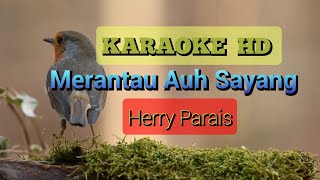 MERANTAU AUH SAYANG  HERRY PARAIS  HD KARAOKE [upl. by Gnov]