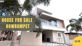 Villas for Sale in Pragathi Nagar Hyderabad  House for Sale in Hyderabad  Property Hunt [upl. by Einon]