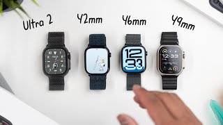 Apple Watch Series 10 42mm vs 46mm vs Ultra 2  Dont Choose Wrong [upl. by Atiek]