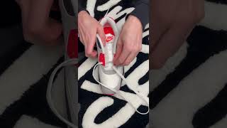 How to lace the Air Max 90👟 howtolace sneakerhead [upl. by Blythe]