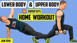 SUPERSET Leg amp Arm Workout 2018 💪 Superset Everything Intense Dumbbell Workout [upl. by Jean65]