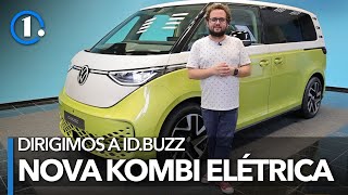 NOVA KOMBI ELÉTRICA DIRIGIMOS A ID BUZZ DENTRO DA FÁBRICA DA VW NO BRASIL [upl. by Liederman237]