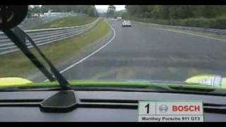 1Manthey Porsche 911 GT3 RSR Nordschleife Onboard 24h Rennen [upl. by Alrak478]