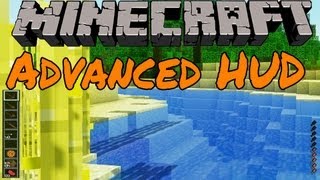 MINECRAFT Advanced HUD Mod 146 Review [upl. by Aimar]