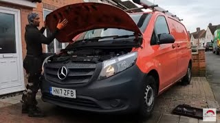 2017 Mercedes Benz Vito 109 CDI 16L Diesel Clutch Replacement [upl. by Sarid]