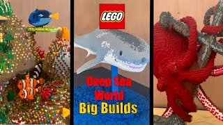 LEGO Giant Builds at Deep Sea World [upl. by Ticon171]