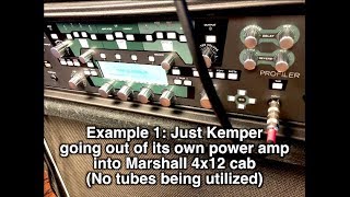 Tube HeadKemper Profiling Amp Integration [upl. by Combe]