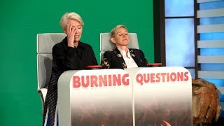 Emma Thompson Kinda Plays Burning Questions [upl. by Atem]