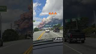 Biolab fire in Conyers Georgia [upl. by Ydnyl]