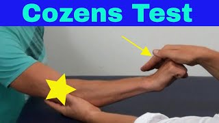 Cozens Test for Lateral Epicondylitis and Lateral Elbow Pain [upl. by Kurtz]