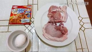 Porkchop Crispy Fry Quick and Easy [upl. by Roche184]