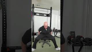 Improve Hip Flexibility Chair Stretch [upl. by Wini396]