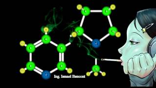 Nicotine 3D Molecule Drug [upl. by Gavrielle]