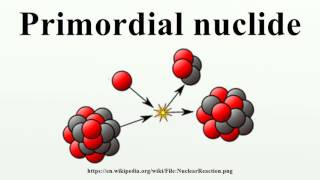 Primordial nuclide [upl. by Shiff]