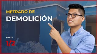 ✅️CALCULO DE VOLUMEN DE DEMOLICIÓN Y ELIMINACIÓN  Demolición de vivienda de 2 pisos 🧱  Part 12 [upl. by Abdel]