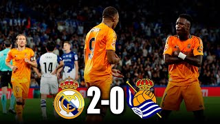 GOL DE MBAPPÉ REAL MADRID vs REAL SOCIEDAD 20  La Liga 2024 [upl. by Senhauser890]