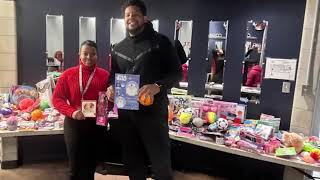 Eastland Career Center Cosmetology students donate toys and books to George Reeses ACE program [upl. by Nyrad]