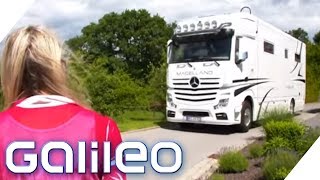 700000€ Dieser LKW ist ein XXL LuxusWohnmobil  Galileo  ProSieben [upl. by Chastain674]